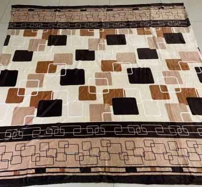 Selimut Bulu Halus Fluffy 200x210 Motif Dewasa Anak Karakter kotak