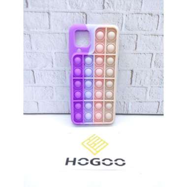 SILICONE CASE POP IT SAMSUNG A32 4G - CASE PENGHILANG STRESS RAINBOW A