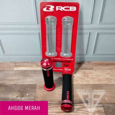 HANDGRIP RCB SET JALU STANG ORIGINAL AEROX BEAT NMAX R15 SONIC MX KING AHG66 TITANIUM Warna