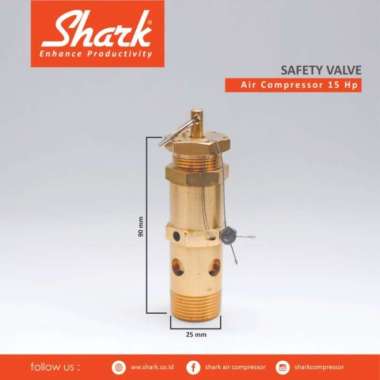 Safety Valve Kompresor Shark Tipe 15 Hp