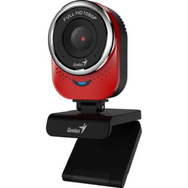 WebCam GENIUS QCAM 6000 Web Camera PC With Microphone For PC & Laptop Merah
