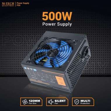 Power Supply CPU Komputer 500W M-TECH P50