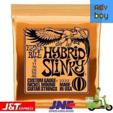 ERNIE BALL Hybrid Slinky 2222 9 46 Senar Gitar Elektrik ORIGINAL