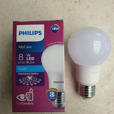 Lampu Led Philips 8 W 8W 8Watt 8 Watt