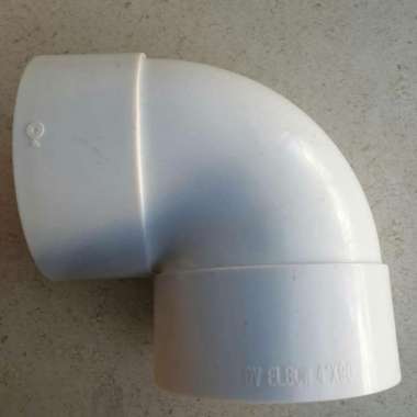 Knee Pvc Putih Dv Elbow Keni L Sambungan Pipa Pvc Putih 4"