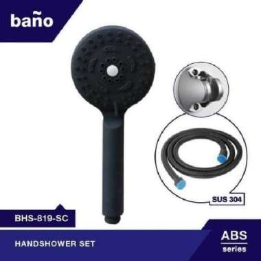 HAND SHOWER Mandi BANO Hitam / Kepala shower mandi hitam Bano