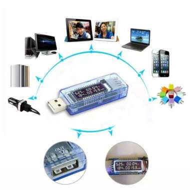 Powerbank Tester ukur Voltage Current Capacity USB Doctor Checker LCD