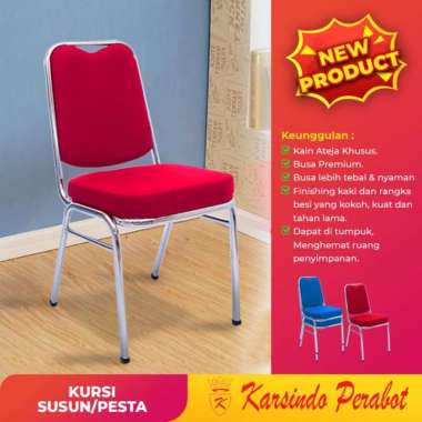 Kursi Susun/Kursi Pesta Merah