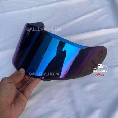 Visor Iridium Flat Kyt R10 K2rider Rc7 V2r | Kaca Helm Iridium Kyt R10 Blue revo