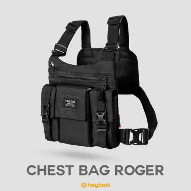 HEYLOOK Official - Chest Bag Roger Tas Dada Tactical Rig Bag Outdoor Heylook BLACK