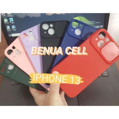 Untuk Iphone 13 - Case Slide Kamera Untuk Iphone 13 Softcase Sliding Kamera - Bc Navy-random