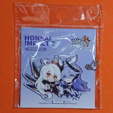 Herrscher of Void & Bella Acrylic Stand Key Chain (6cm) - HI3