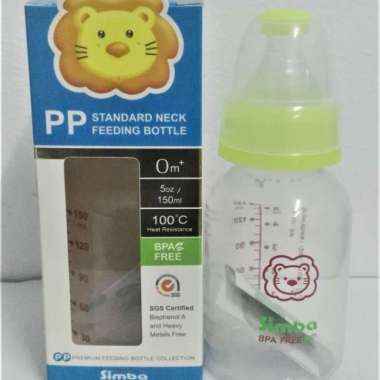 Simba Botol PP Standard Neck Feeding Bottle -Botol Susu - [150 mL] green
