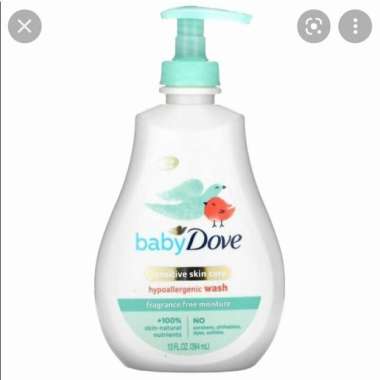 Dove Baby Sensitive Skin Care Hypoallergenic Wash Fragrance Free 384ml