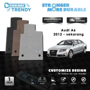 KARPET MOBIL PREMIUM COOLMAT TRENDY AUDI A6 (C7/4G) 2012-UP KABIN