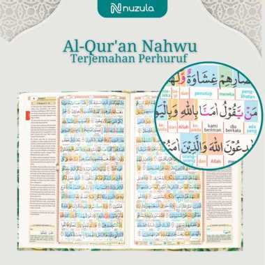 Al Quran Nahwu Terjemahan Perhuruf Perkata A5 Alquran Mushaf Sedang Per Huruf Per Kata Al-Quran Belajar Tajwid Terjemah Merah