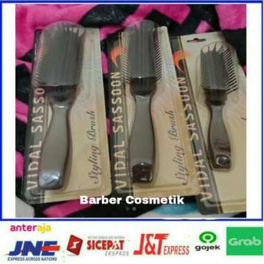sisir vidal sassoon 9 baris coklatt