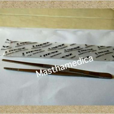 Pinset Anatomis Renz 16/16,5 /17 cm Anatomical anatomi Dressing Forcep