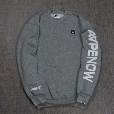 JACKET / JAKET / HOODIE / CREWNECK APE NOW LIMITED GREY M