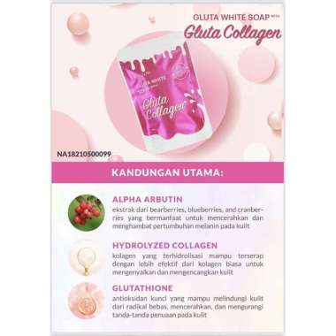 MS GLOW GLUTA WHITE SOAP | SABUN GLUTA COLLAGEN