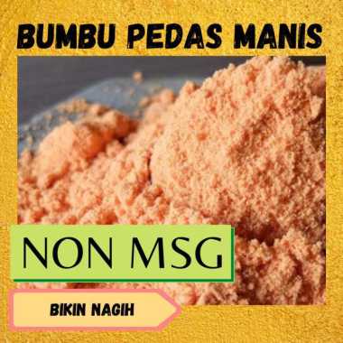 Bumbu Tabur Non MSG Premium Bubuk Seaweed Keju Telur Asin Salted Egg Keju A Sp NoMSG Pedas Manis NMS