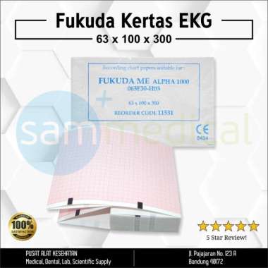 Fukuda Kertas EKG 63 x 100 x 300 mm ECG atau EKG Paper