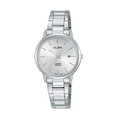 Alba AH7R55X1 Ladies Silver Dial Silver Stainless Steel Strap -