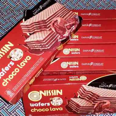 NISSIN Wafer Cream Dapur Coklat Choco Lava 160gr