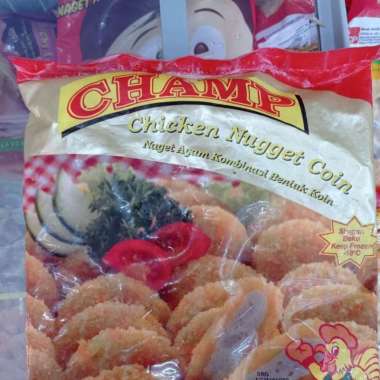 Promo Harga Champ Nugget Chicken Nugget Coin 500 gr - Blibli