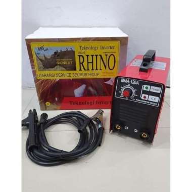 MESIN LAS LISTRIK MMA RHINO 120A 900W TRAVO LAS DenganBubleWrap