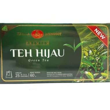 Teh Hijau Celup Cap Kepala Djenggot isi 25 pcs 60Gr