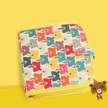 Portable Liquid Chalk Reusable drawing book board bisa dihapus Kuning Beruang