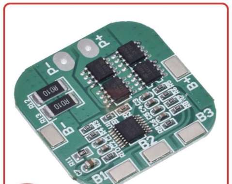 Kit Modul Proteksi Baterai 20A 4S BMS 18650