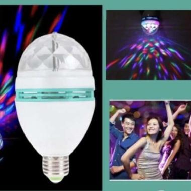 Lampu DISCO/LED fitting putar otomatis disko RGB