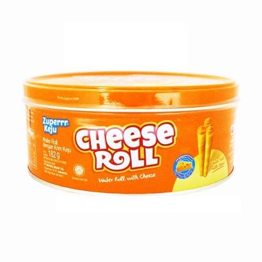 Zuperrr Keju Cheese Roll Biskuit [182 g/ Kaleng]