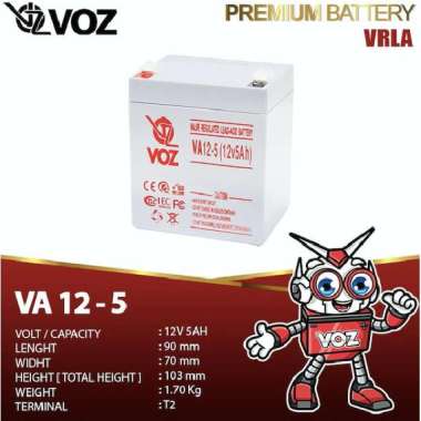 BATTERY KERING OR AKI KERING VOZ 12V 5AH