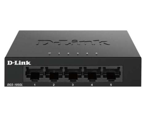 D-LINK DGS-105GL 5-port Gigabit Switch Metal Case Dlink DGS-105 GL