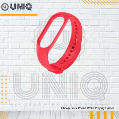 Strap Xiaomi Mi Band 7 AMOLED Tali Jam Smartwatch Mi Band 7 Replacement Wristband Red