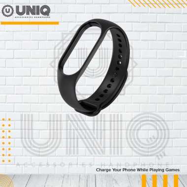 Strap Xiaomi Mi Band 7 AMOLED Tali Jam Smartwatch Mi Band 7 Replacement Wristband Black