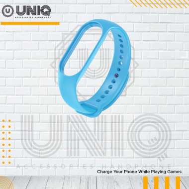 Strap Xiaomi Mi Band 7 AMOLED Tali Jam Smartwatch Mi Band 7 Replacement Wristband Skyblue