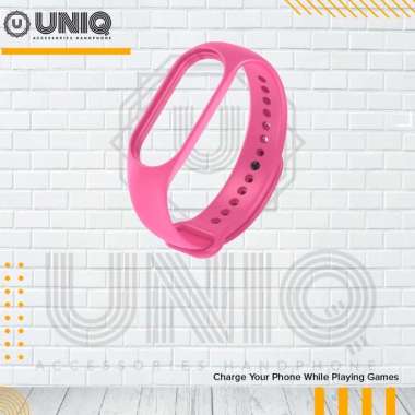 Strap Xiaomi Mi Band 7 AMOLED Tali Jam Smartwatch Mi Band 7 Replacement Wristband Pink