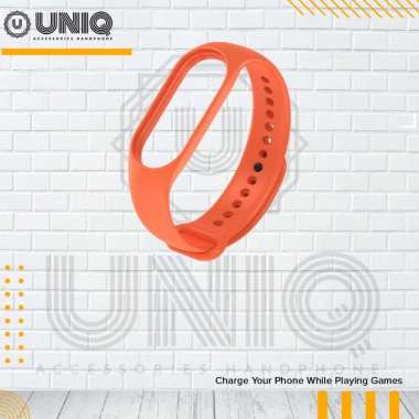 Strap Xiaomi Mi Band 7 AMOLED Tali Jam Smartwatch Mi Band 7 Replacement Wristband Orange