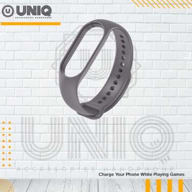 Strap Xiaomi Mi Band 7 AMOLED Tali Jam Smartwatch Mi Band 7 Replacement Wristband Dark gray