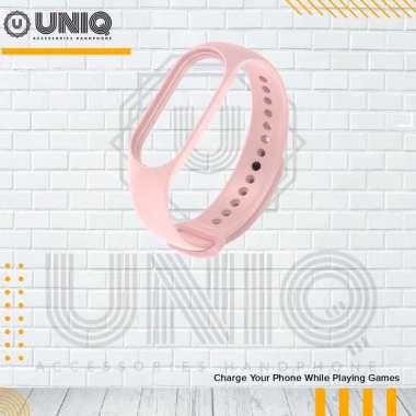 Strap Xiaomi Mi Band 7 AMOLED Tali Jam Smartwatch Mi Band 7 Replacement Wristband Pinksand