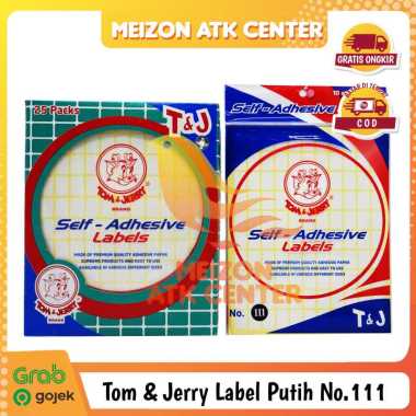 Jual Label Tom and Jerry No.109 Kertas Putih / Stiker Paper ...