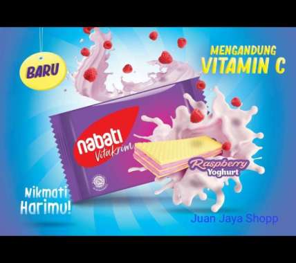 Promo Harga NABATI Vitakrim Raspberry Yoghurt 50 gr - Blibli