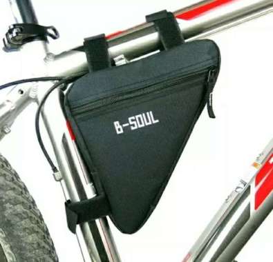 Tas Frame Sepeda Segitiga BB Black