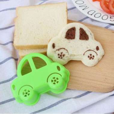 Cetakan Bento Nasi danSandwich Karakter Mobil