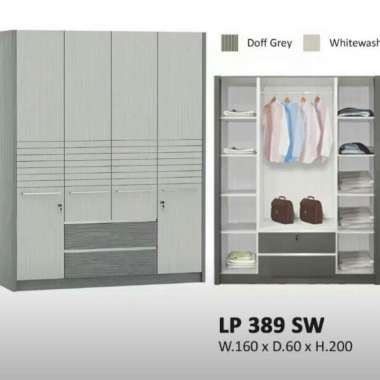 Lemari Pakaian siantano Lp 389 Sw