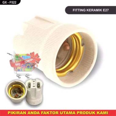 Fitting Lampu E27 Fitting Keramik Lampu Downlight Lampu Gantung Lampu Taman Termurah FittingKeramik 